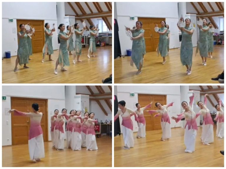 Chinesische Tanzen: Jasmin, Xiang Xu 家长们的舞蹈:《茉莉花》和《相许》